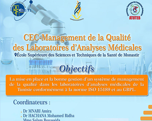 CEC-Management de la qualité des laboratoires d'analyses médicale